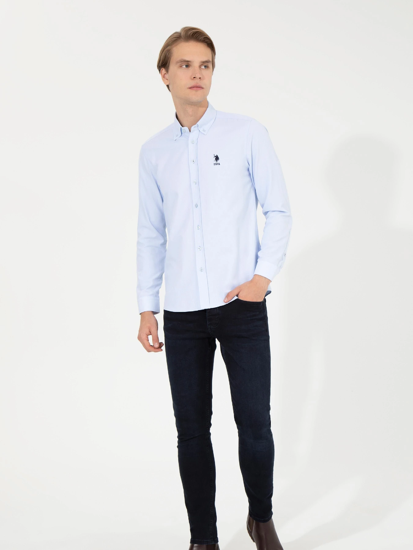 Сорочки US Polo модель G081GL004.000.1450337.VR003 Фото