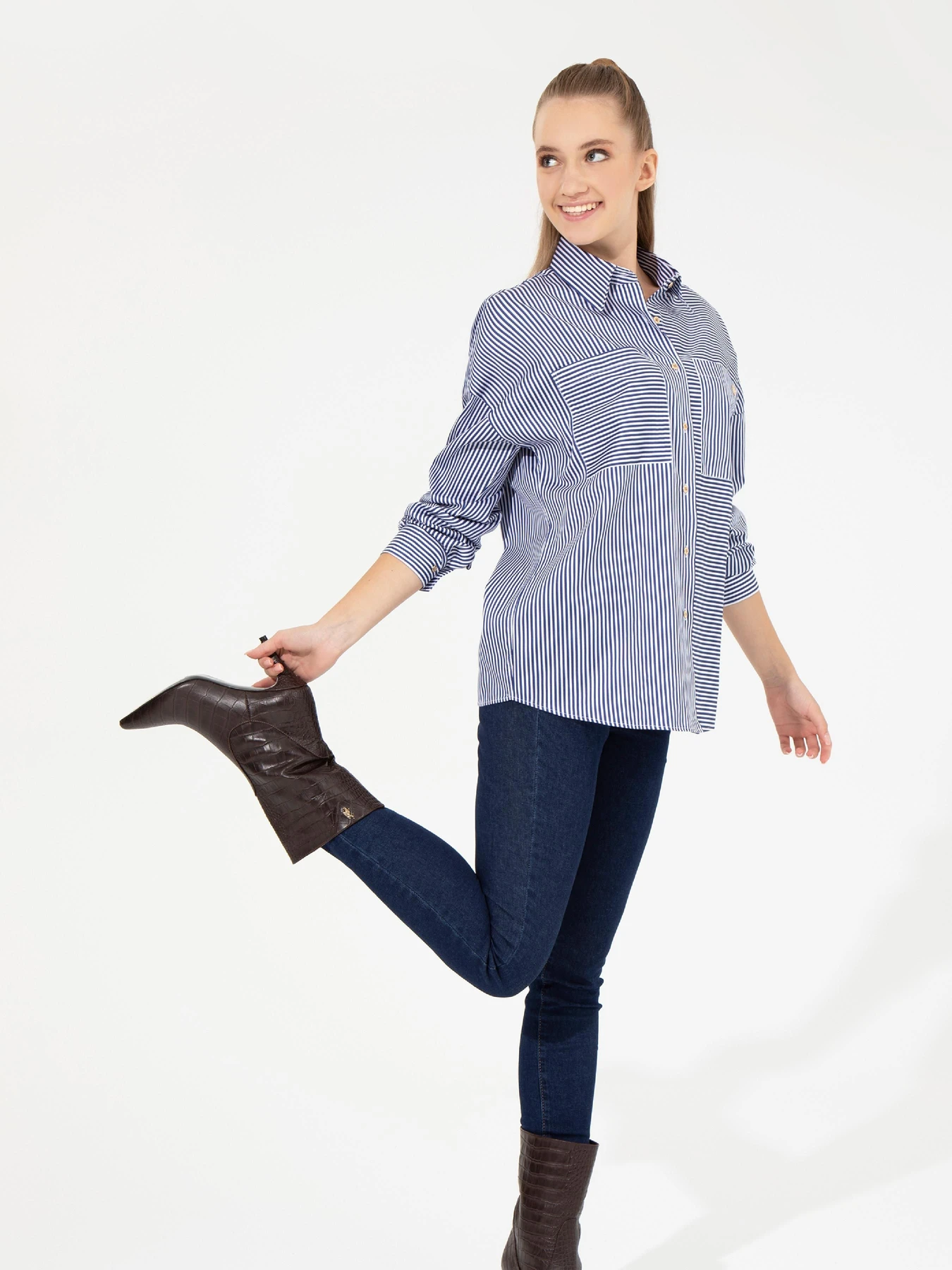 Рубашки US Polo модель G082SZ004.000.1458060.VR033 Фото