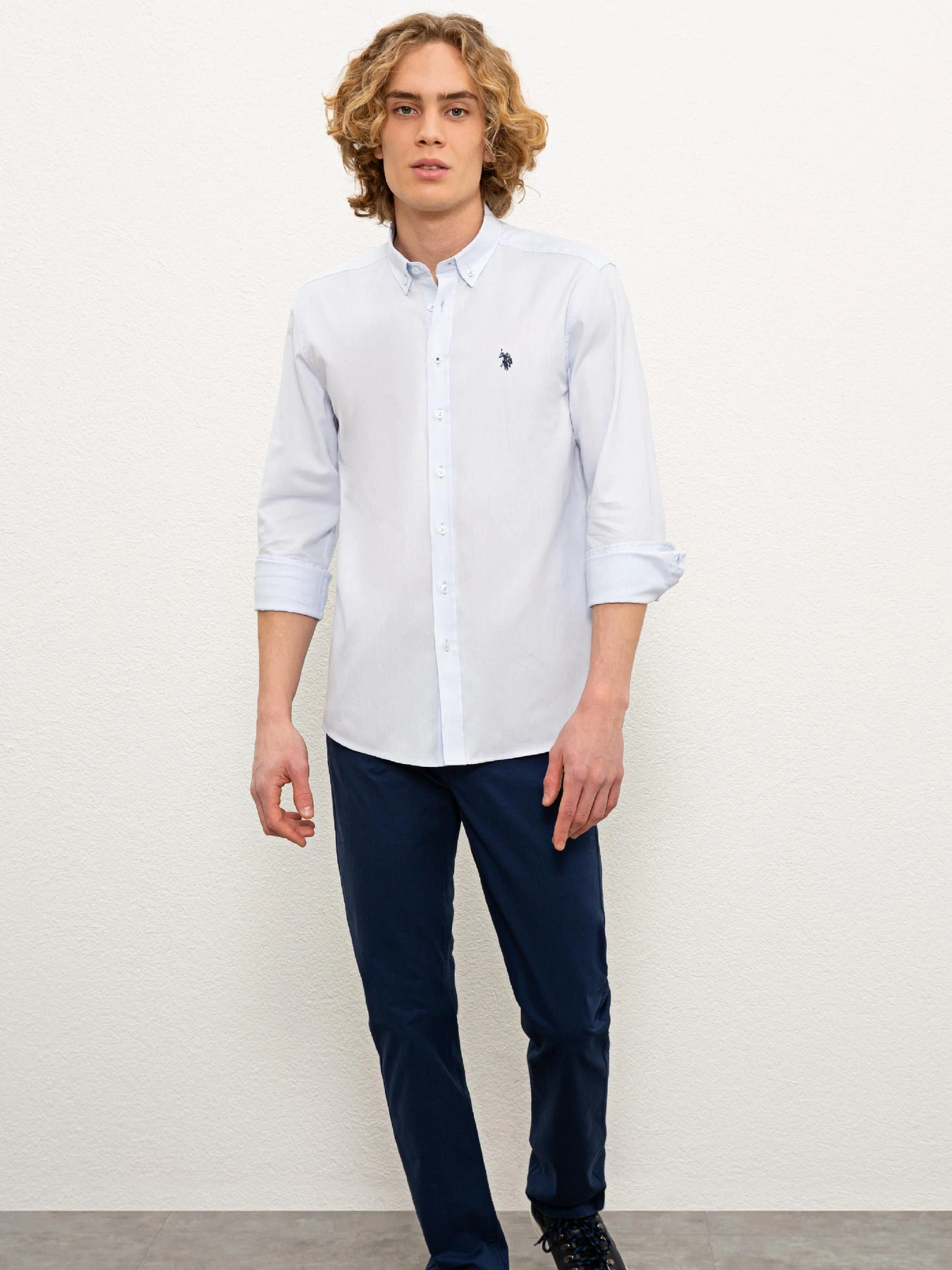 Рубашки US Polo модель G081SZ004.000.1085959.VR003 Фото