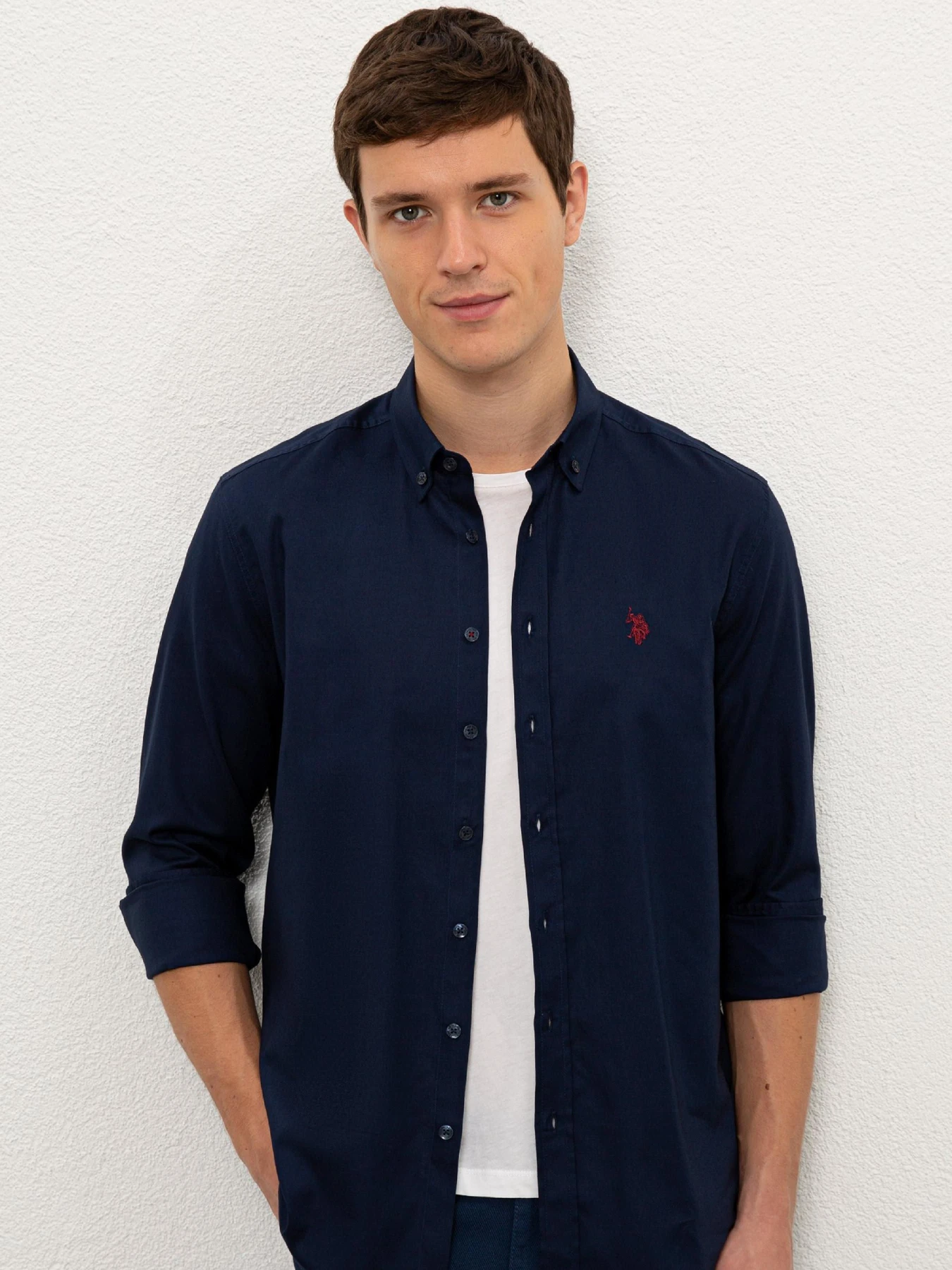 Рубашки US Polo модель G081SZ004.000.1085959.VR033 Фото