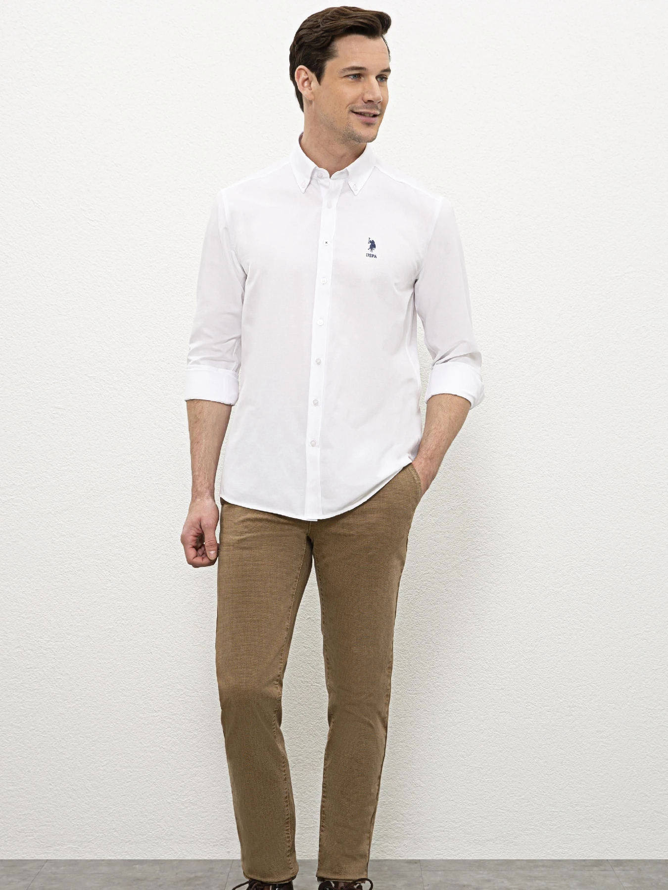 Рубашки US Polo модель G081GL004.000.1222093.VR013 Фото