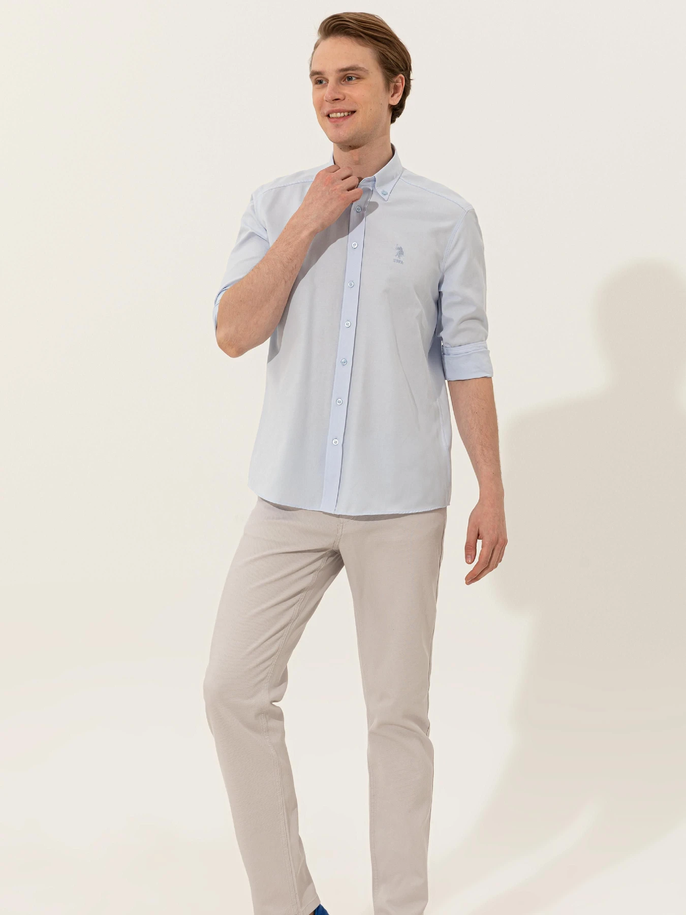 Рубашки US Polo модель G081GL004.000.1363478.VR003 Фото