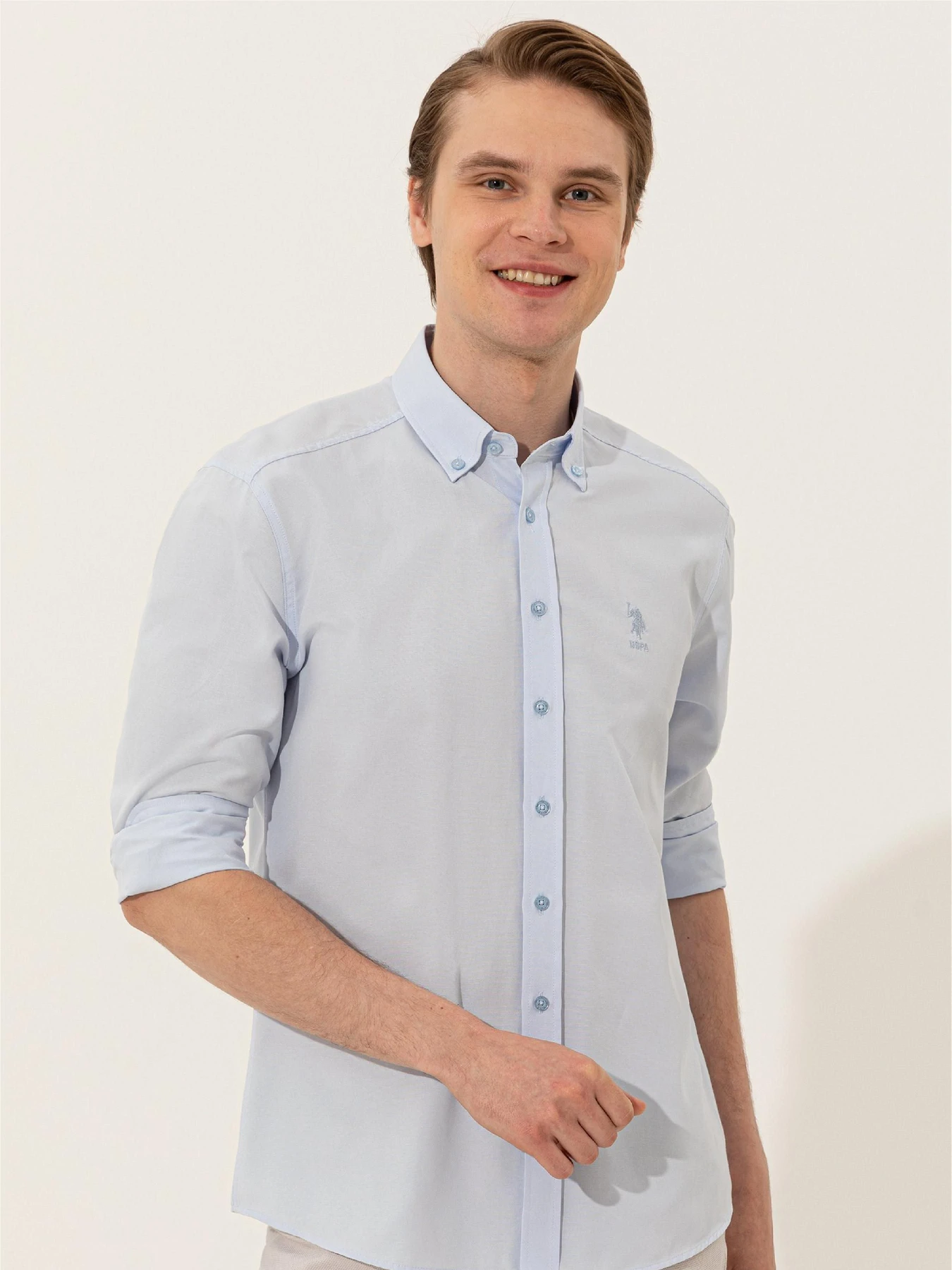 Рубашки US Polo модель G081GL004.000.1363478.VR003 Фото