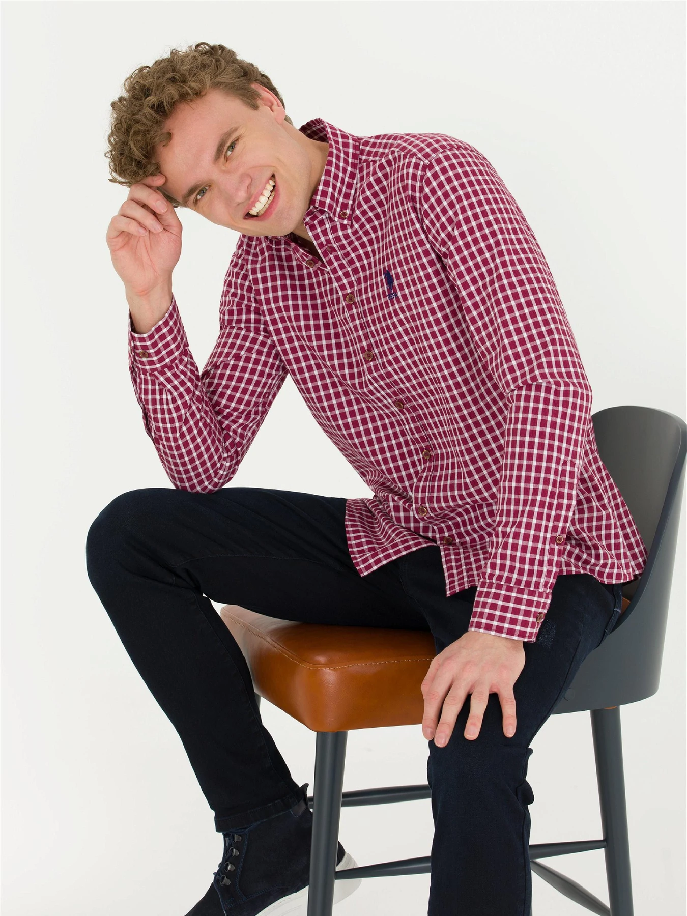 Рубашки US Polo модель G081SZ004.000.1450609.VR223 Фото