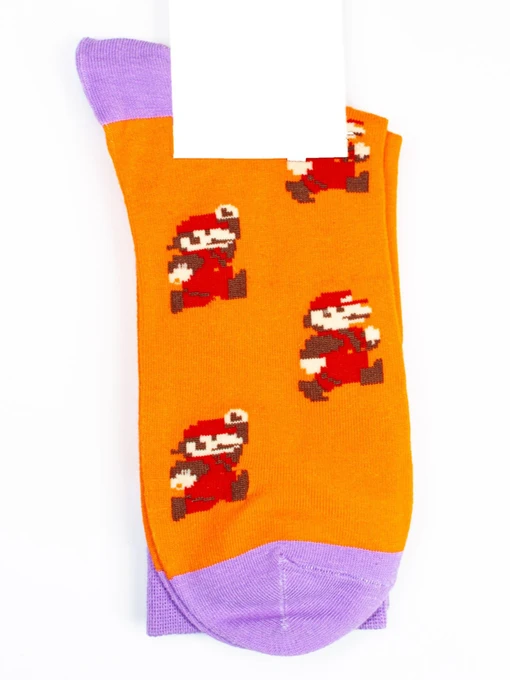Шкарпетки та гольфи ISSA Plus модель GNS-109_orangered Фото
