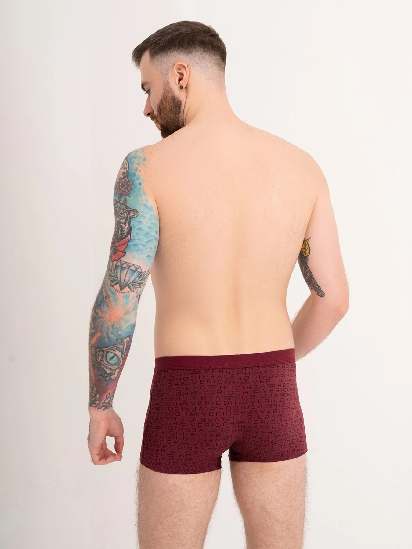 Нижня білизна ISSA Plus модель GN5-170_burgundy Фото