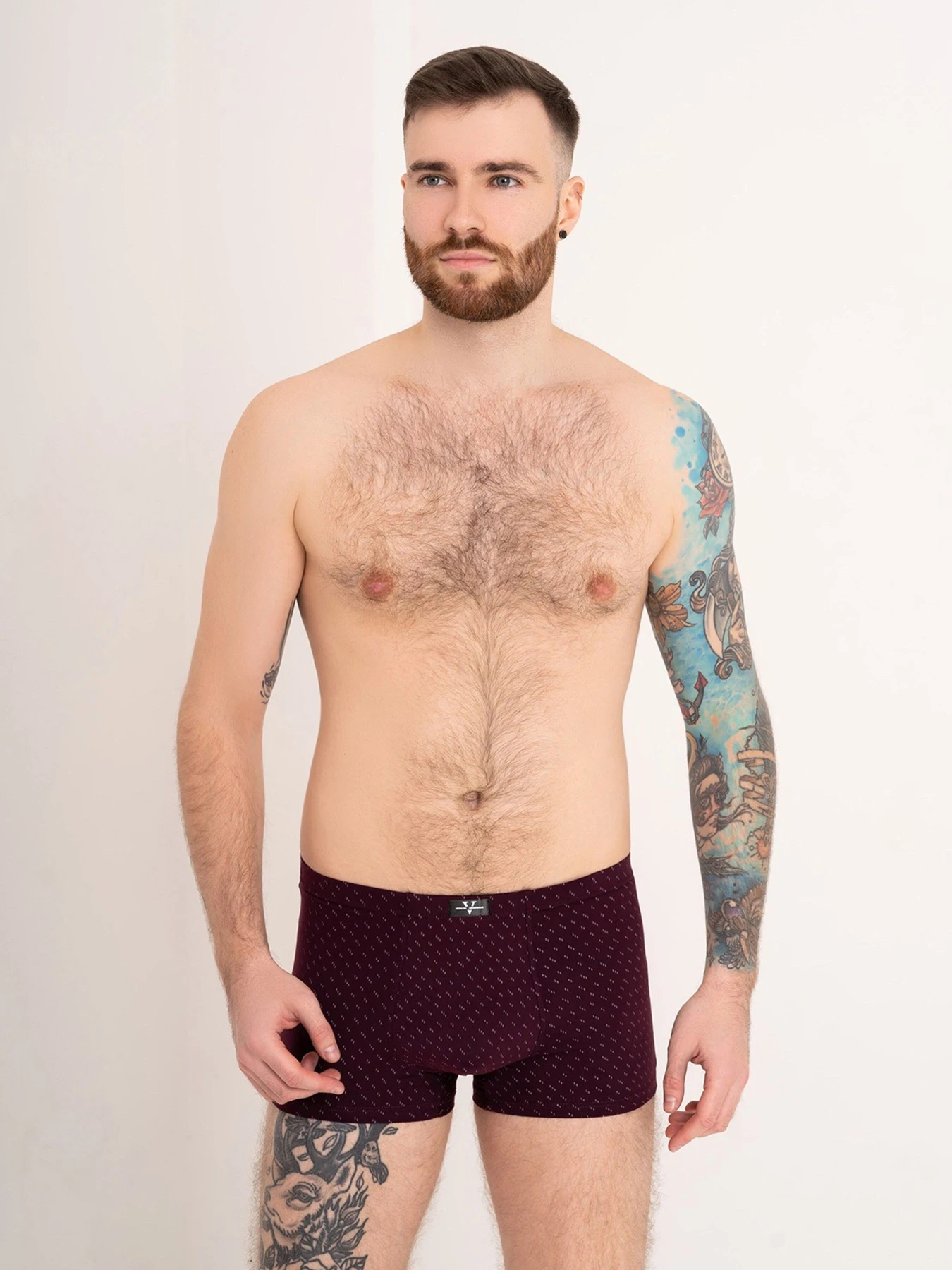 Нижнее белье ISSA Plus модель GN5-171_burgundy Фото