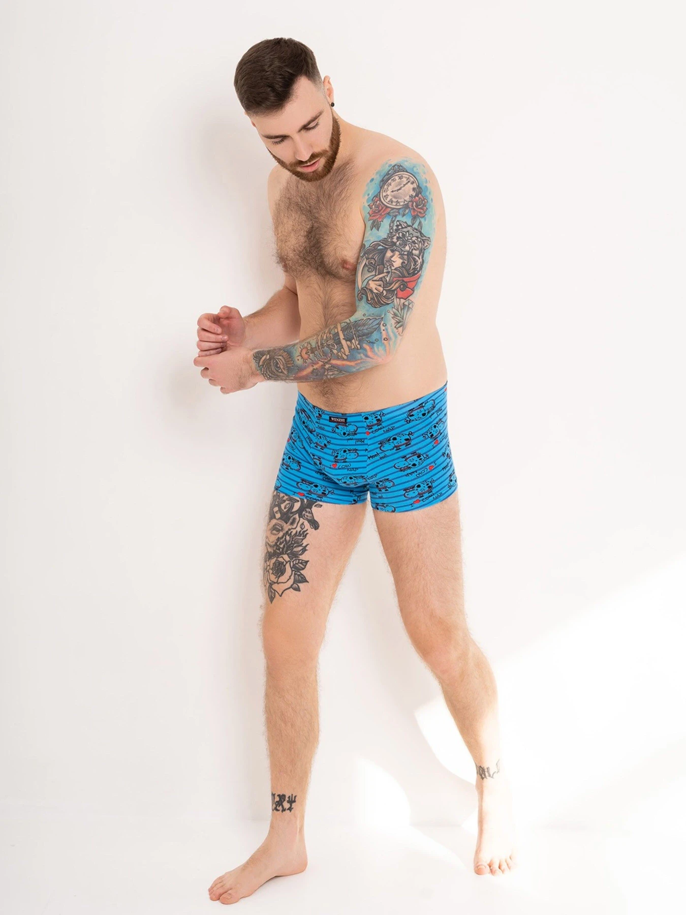Нижнее белье ISSA Plus модель GN5-185_lightblue Фото