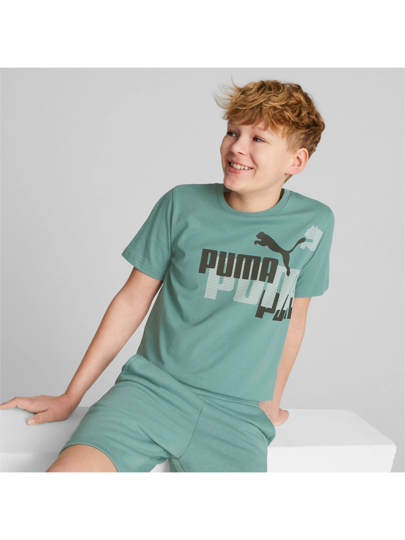 Футболки и поло PUMA Ess+ Logo Power Tee модель 673268 Футболки и поло PUMA Ess+ Logo Power Tee модель 673268 Фото