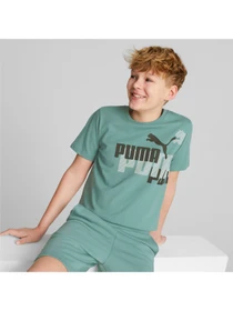 Футболки и поло PUMA Ess+ Logo Power Tee модель 673268 Фото