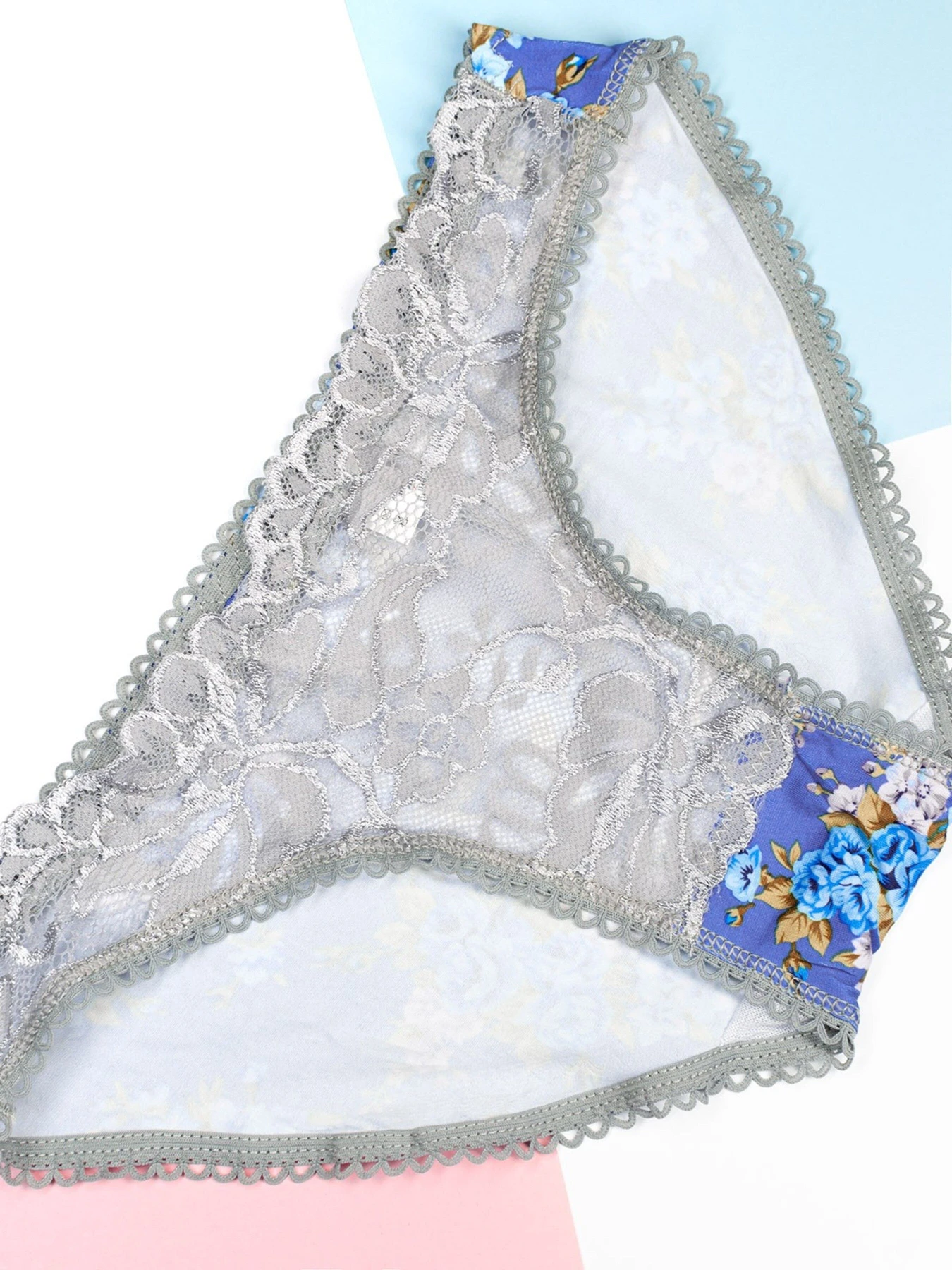 Нижнее белье ISSA Plus модель BL2-662_bluegrey Фото