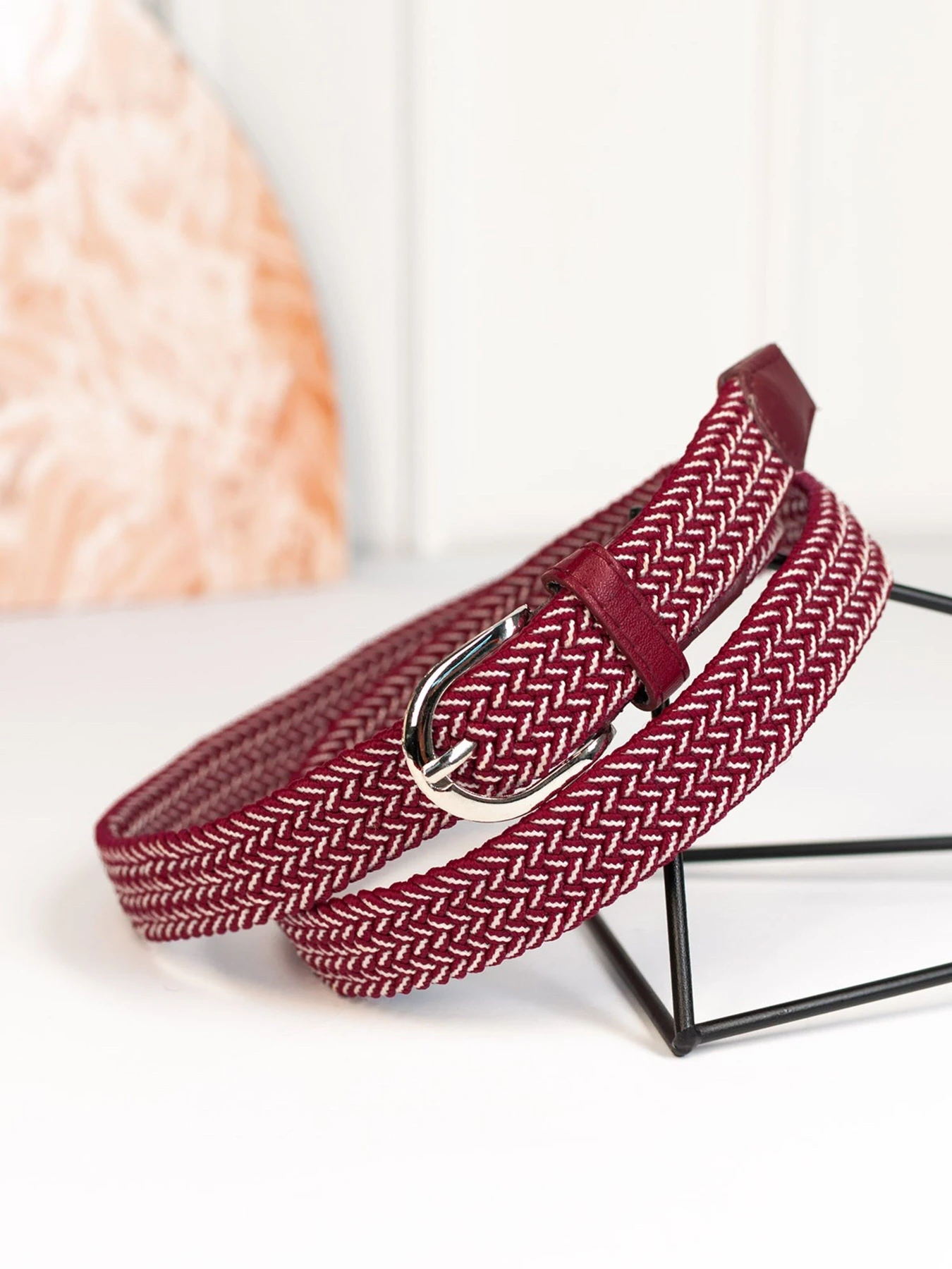 Ремни ISSA Plus модель R1-135_burgundy Фото