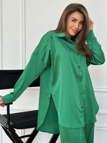 Костюмы ISSA Plus модель 13782_green Фото