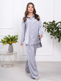 Костюмы ISSA Plus модель 13782_grey Фото