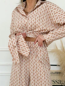 Костюмы ISSA Plus модель 13783_beige Фото