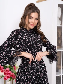Платья ISSA Plus модель SA-444_black Фото