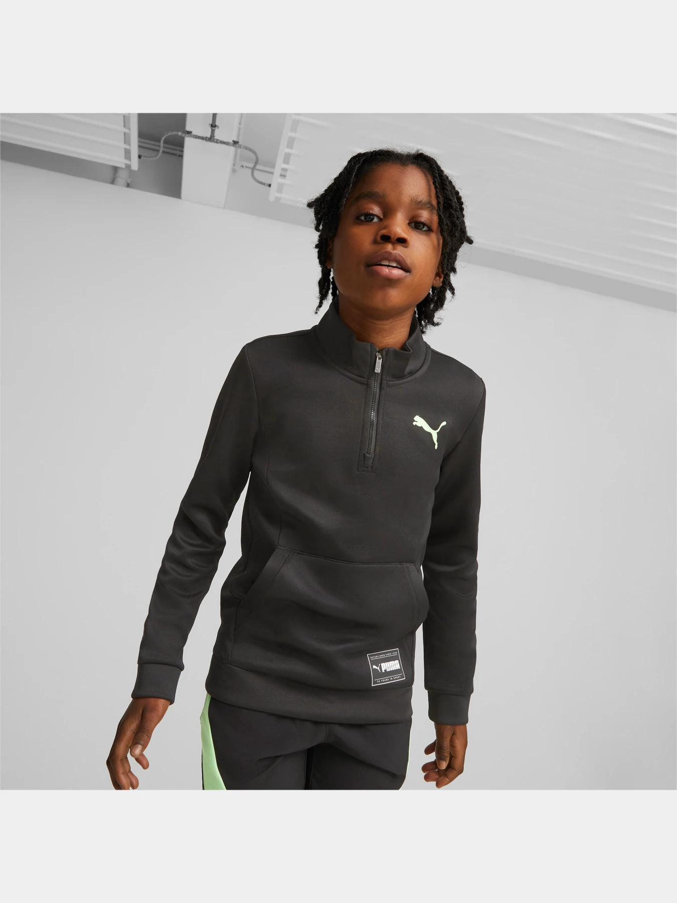 Худи и свитшоты PUMA Fit Quarter-zip модель 673194 Худи и свитшоты PUMA Fit Quarter-zip модель 673194 Фото