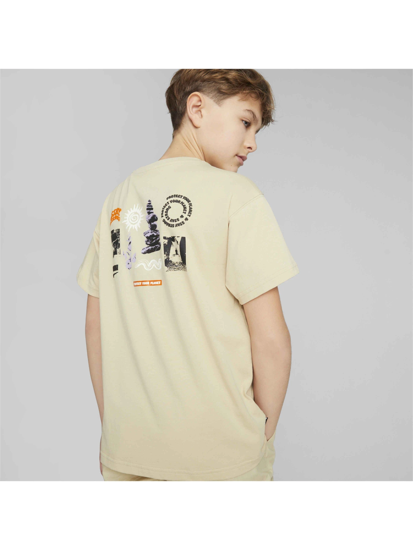 Футболки и поло PUMA Downtown Graphic Tee Kids модель 620265 Фото