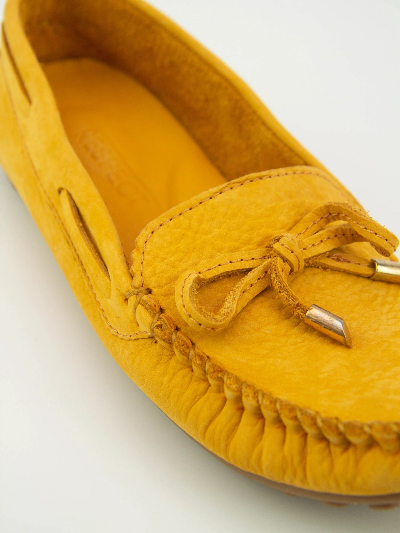 Сліпони та мокасини Respect модель RK_01_SUNFLOWER_NUBUCK Фото