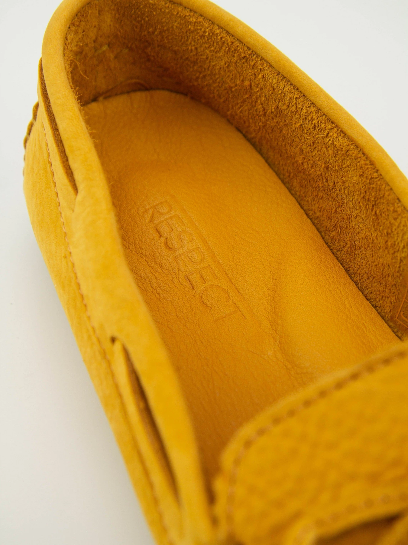 Сліпони та мокасини Respect модель RK_01_SUNFLOWER_NUBUCK Фото