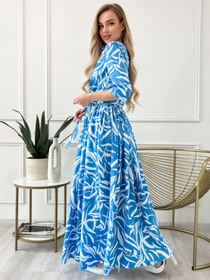 Сукні ISSA Plus модель 13814_blue Фото