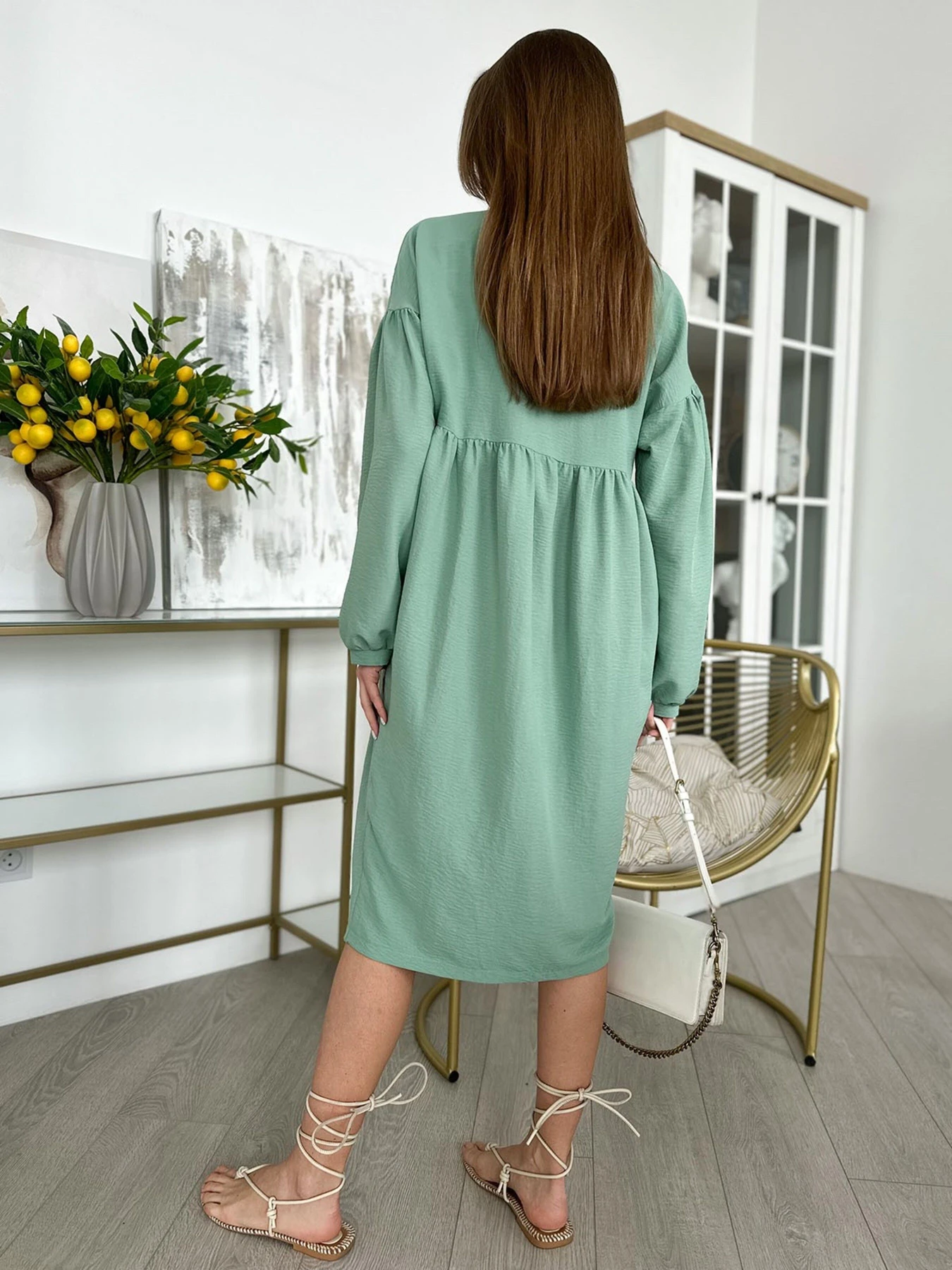 Сукні ISSA Plus модель 13817_olive Фото