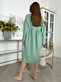 Сукні ISSA Plus модель 13817_olive Фото