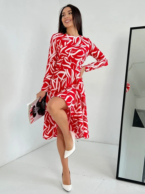 Сукні ISSA Plus модель 13819_red Фото