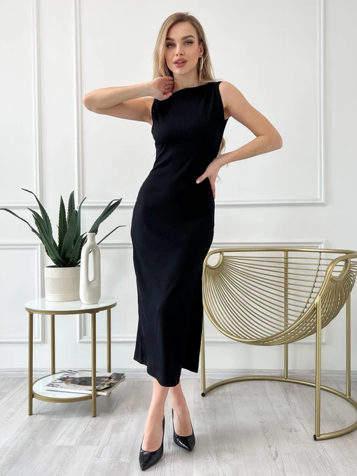 Платья ISSA Plus модель 13821_black Фото