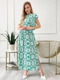 Сукні ISSA Plus модель 13828_green Фото