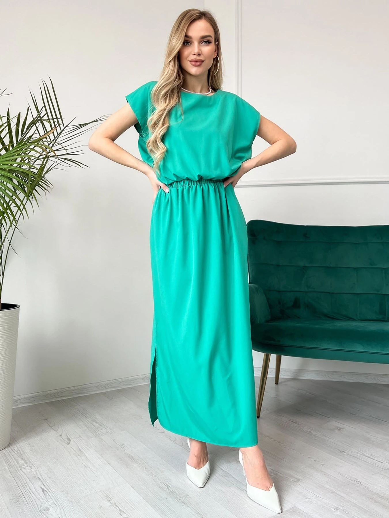 Сукні ISSA Plus модель 13830_green Фото