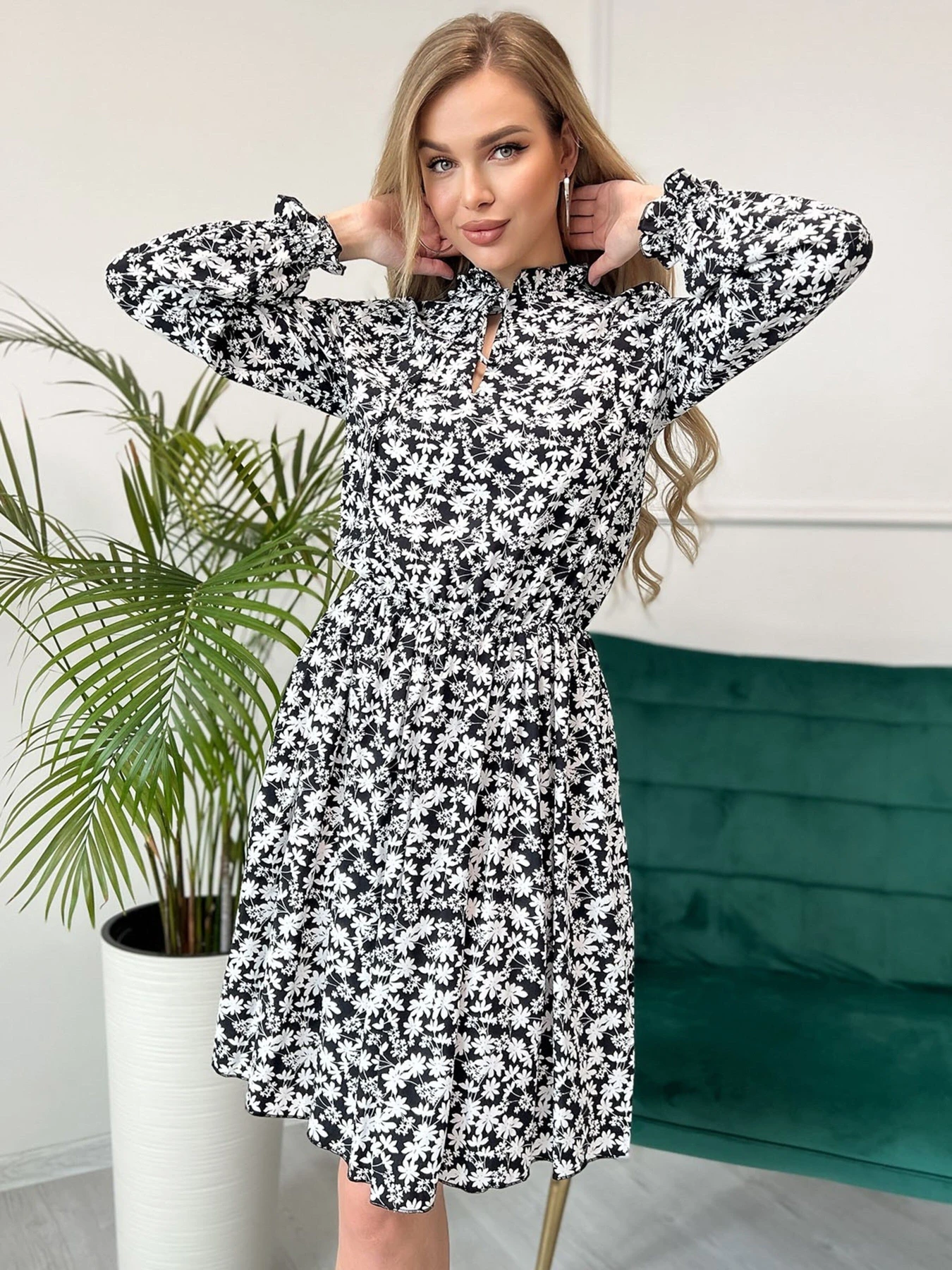 Платья ISSA Plus модель 13837_black Фото