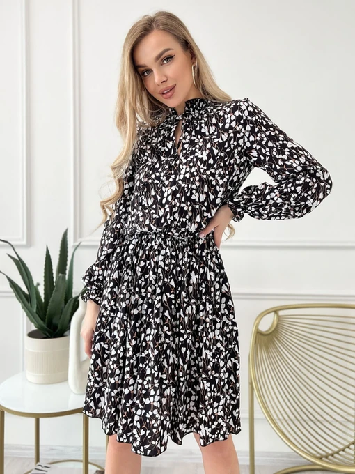 Платья ISSA Plus модель 13839_black Фото