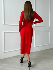 Сукні ISSA Plus модель 13842_red Фото