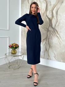 Сукні ISSA Plus модель 13842_blue Фото