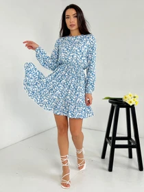Платья ISSA Plus модель 13849_blue Фото