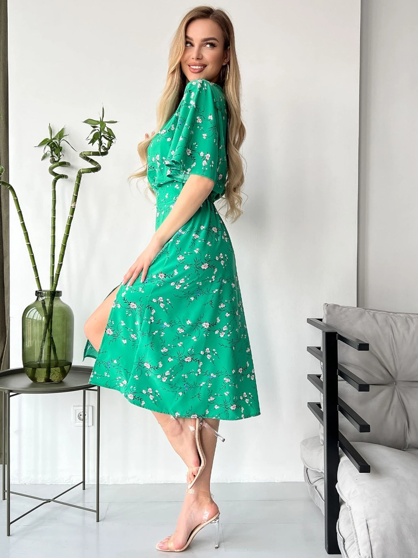 Сукні ISSA Plus модель SA-459_green Фото