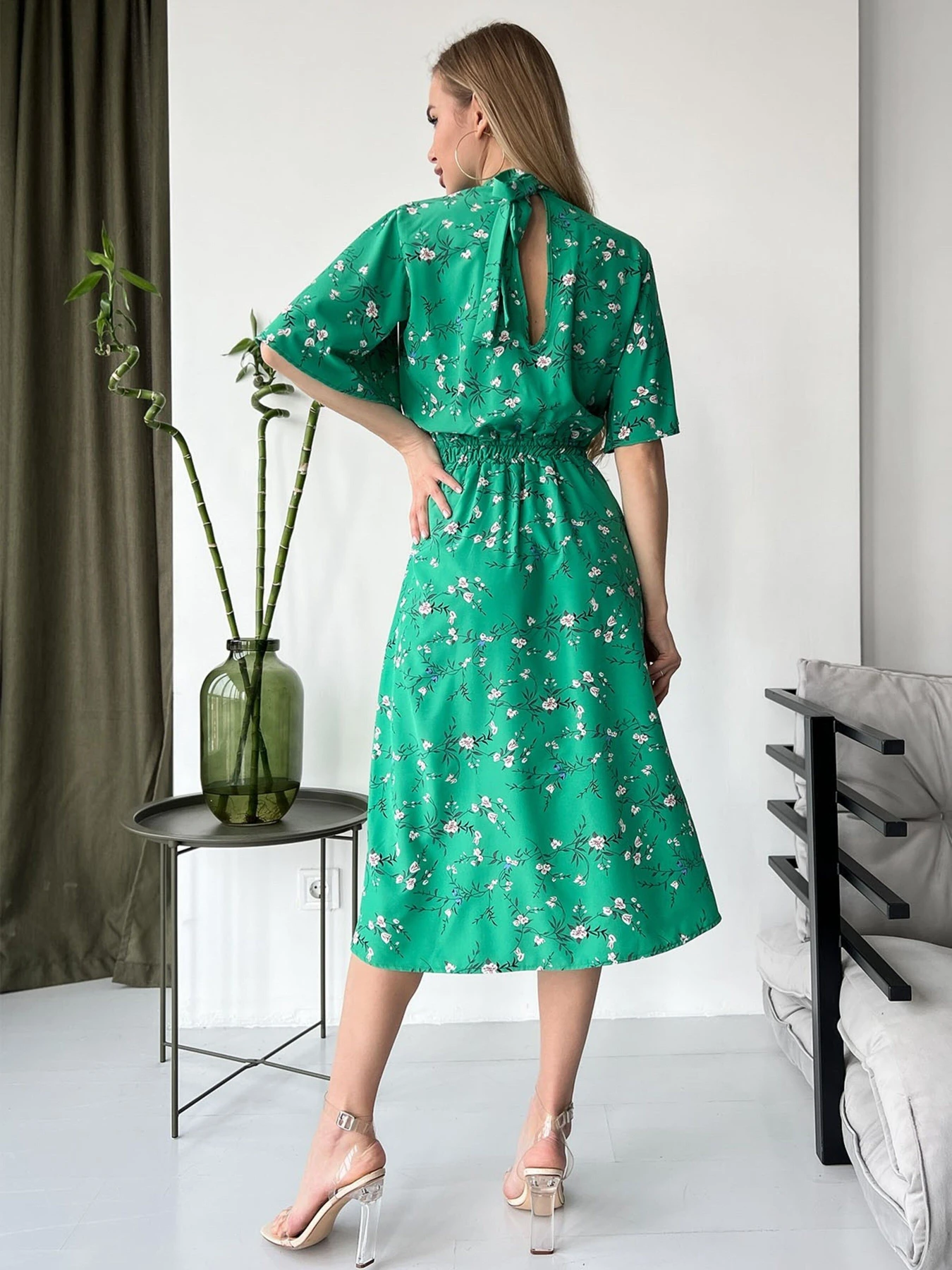 Сукні ISSA Plus модель SA-459_green Фото