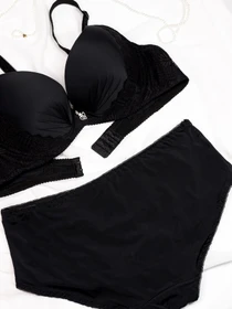 Нижня білизна ISSA Plus модель BL2-701_black Фото