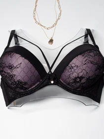 Нижнее белье ISSA Plus модель BL2-726_blacklilac Фото