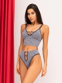 Нижня білизна ISSA Plus модель BL2-738_grey Фото