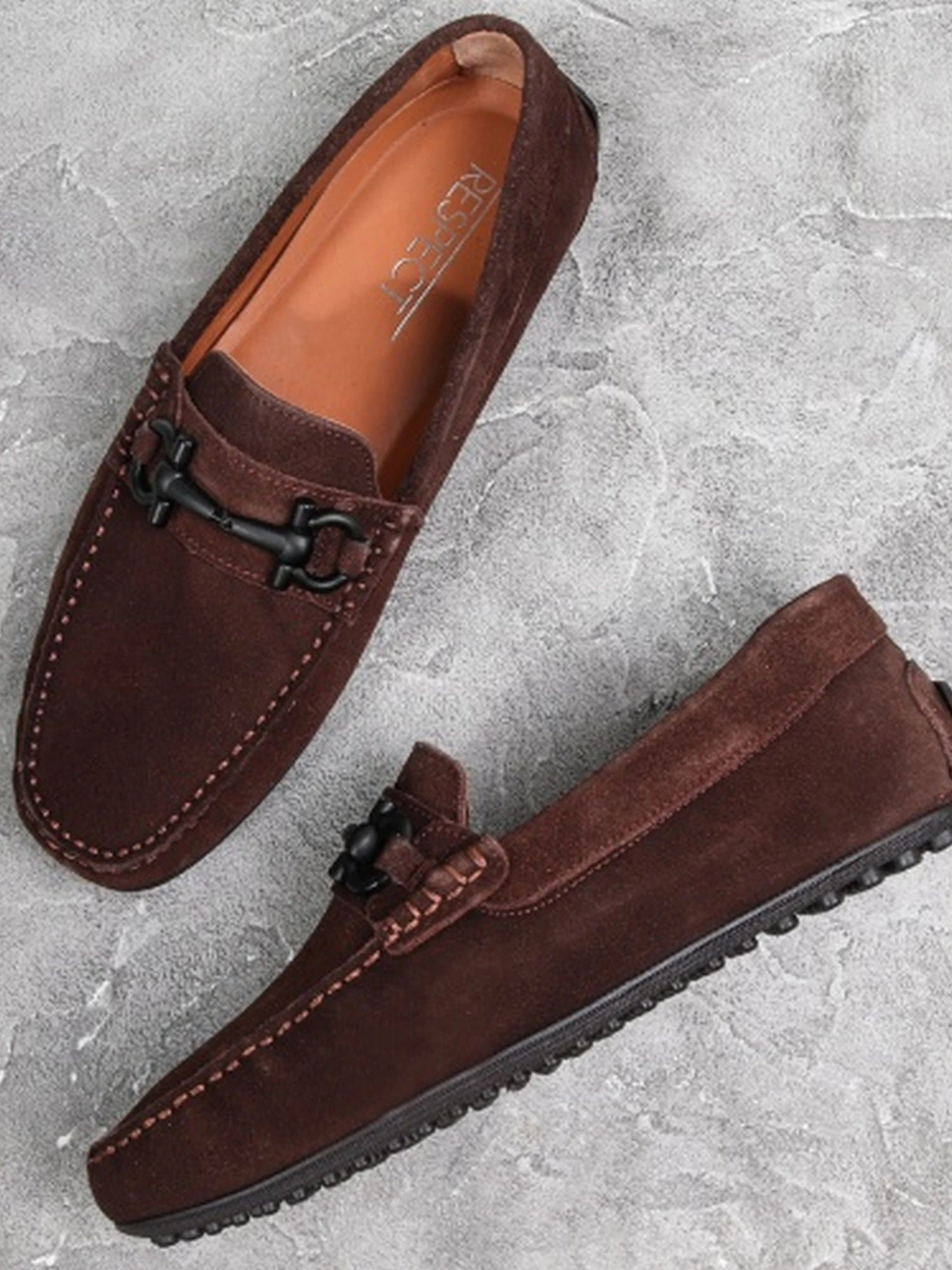 Слипоны и мокасины Respect модель 9907_BROWN Фото