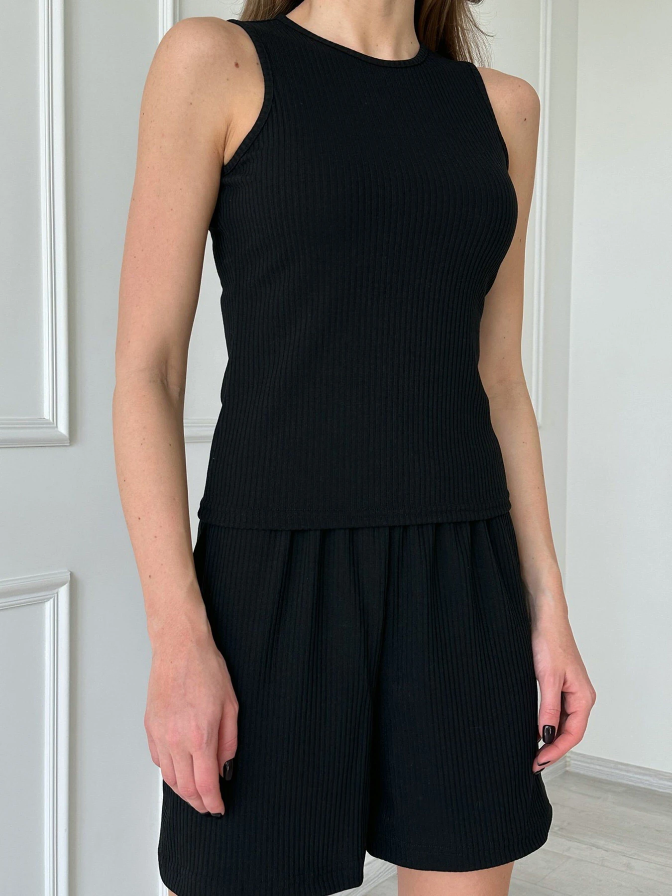 Костюми ISSA Plus модель 13825_black Костюми ISSA Plus модель 13825_black Фото