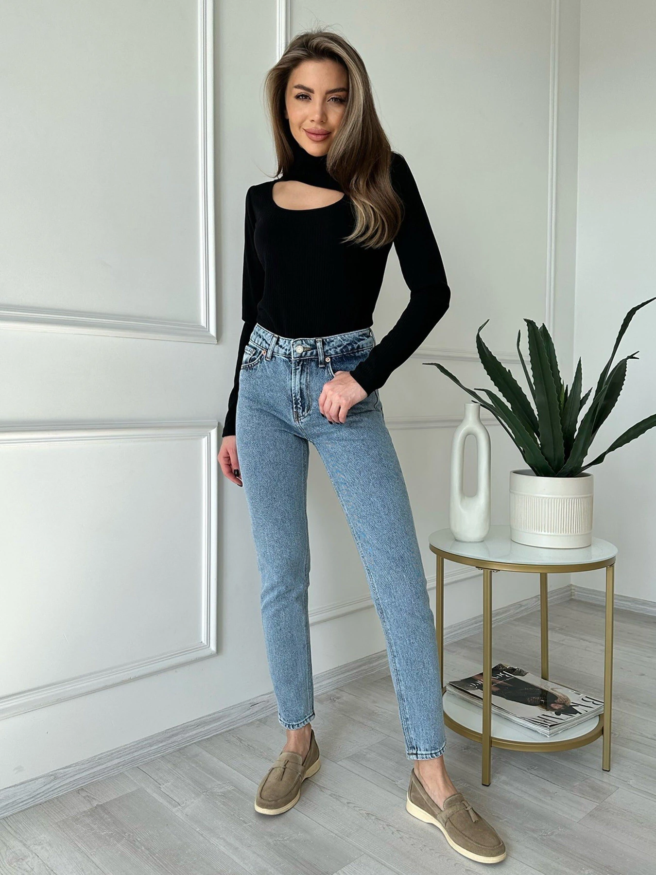 Светри та кардигани ISSA Plus модель 13826_black Фото