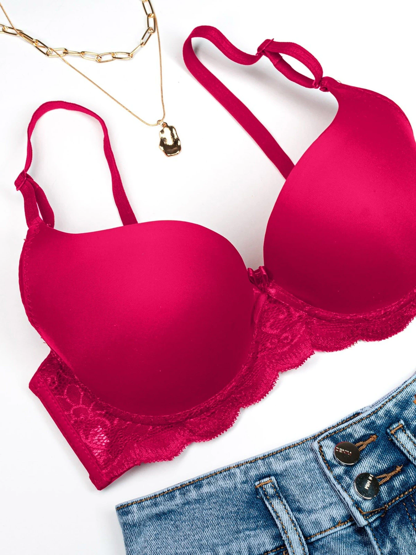 Нижня білизна ISSA Plus модель BL2-702_burgundy Фото