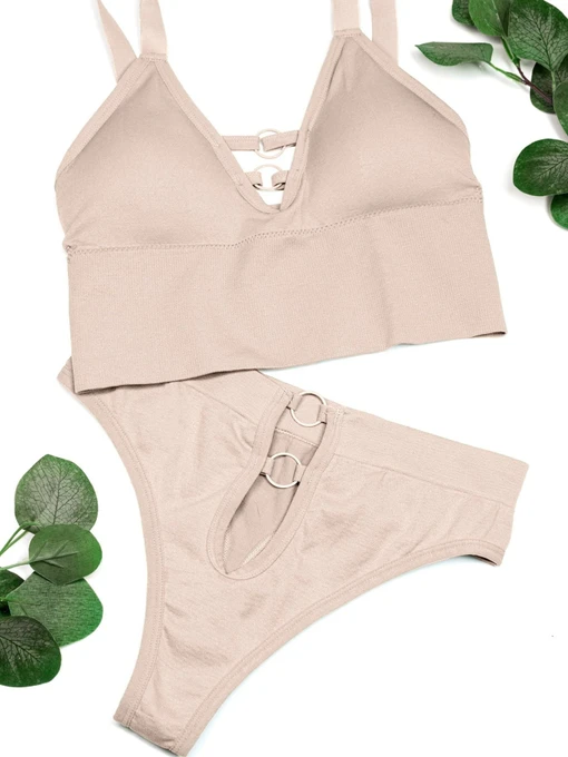 Нижнее белье ISSA Plus модель BL2-738_beige Фото
