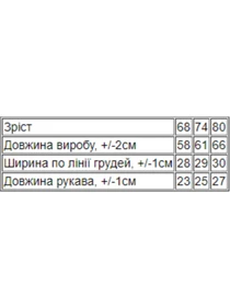 Одежда для младенцев Носи своє модель 5039-054-molochnij Фото