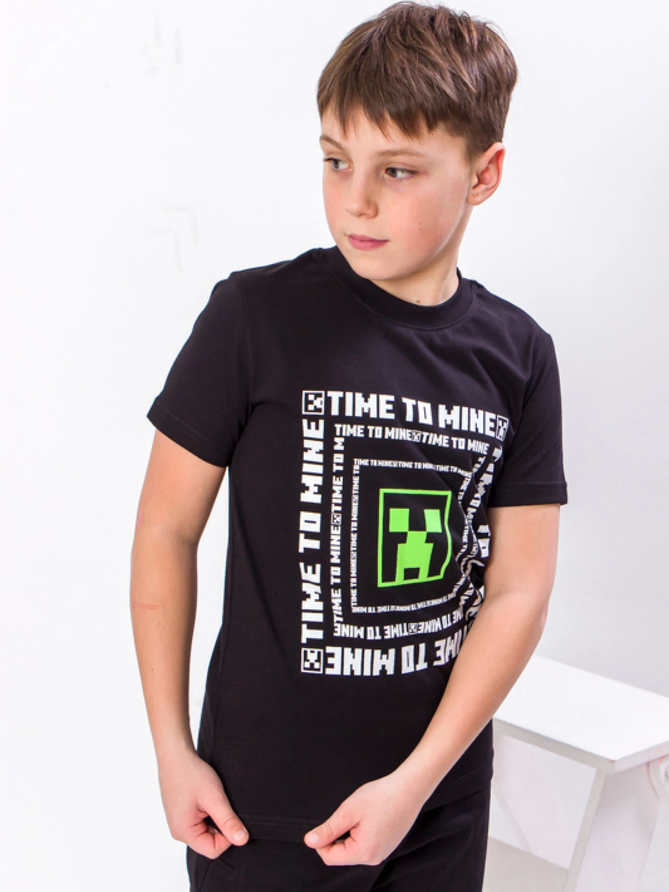 Футболки и поло Носи своє модель 6021G-minecraft-chornij Футболки и поло Носи своє модель 6021G-minecraft-chornij Фото