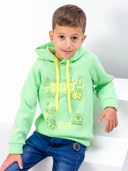 Худи и свитшоты Носи своє модель 6353-025-33-4-salatovij-boy Фото