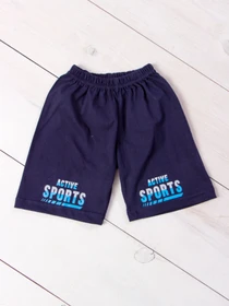 Шорти Носи своє модель 6091-001-33-chornilxno-sinj-sports Фото